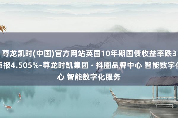 尊龙凯时(中国)官方网站英国10年期国债收益率跌3个基点报4.505%-尊龙时凯集团 · 抖圈品牌中心 智能数字化服务